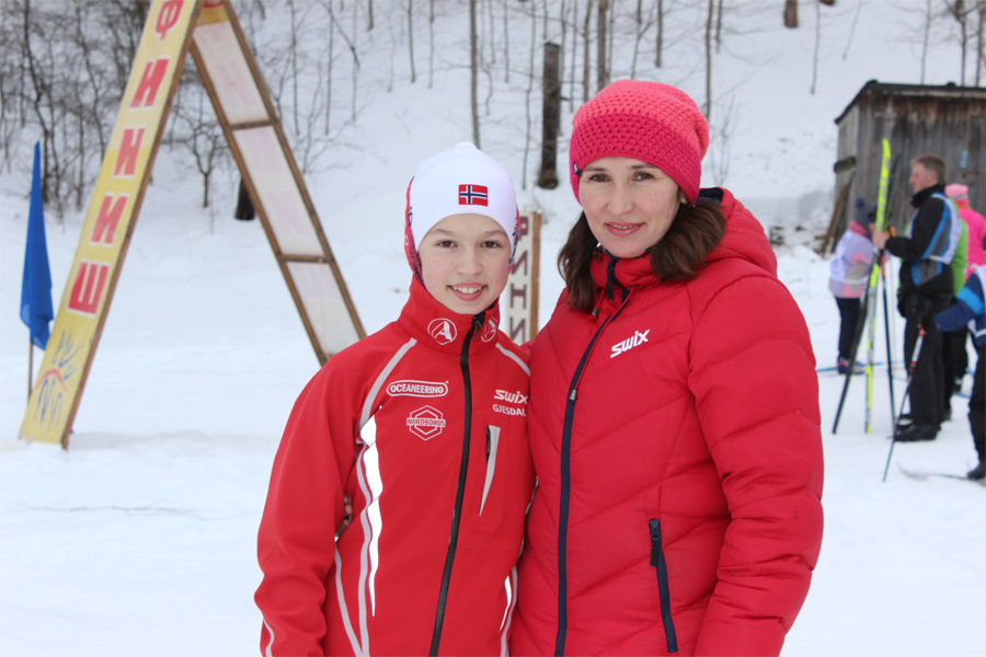 Наталья Егорова с дочерью Любой